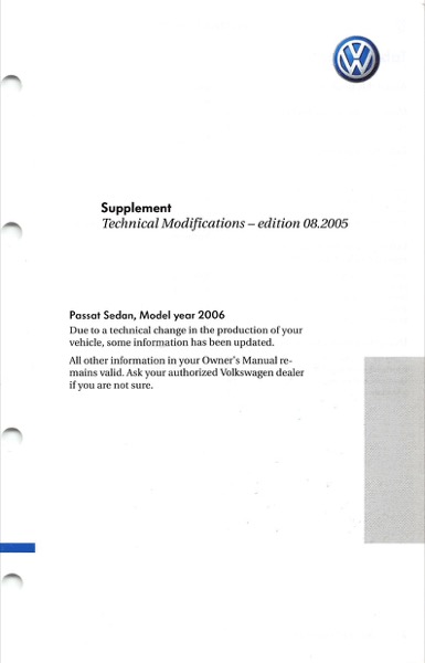 2008 Volkswagen Passat Owners Manual Download
